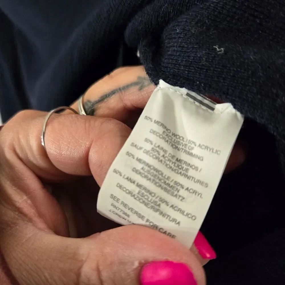 J. Crew crew navy